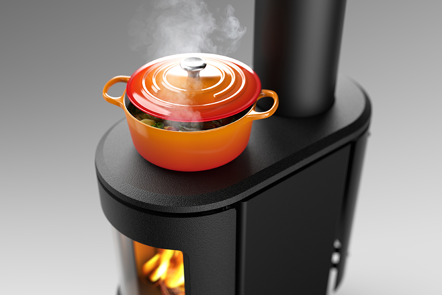 Nectre Form 1 Freestanding Wood Heater