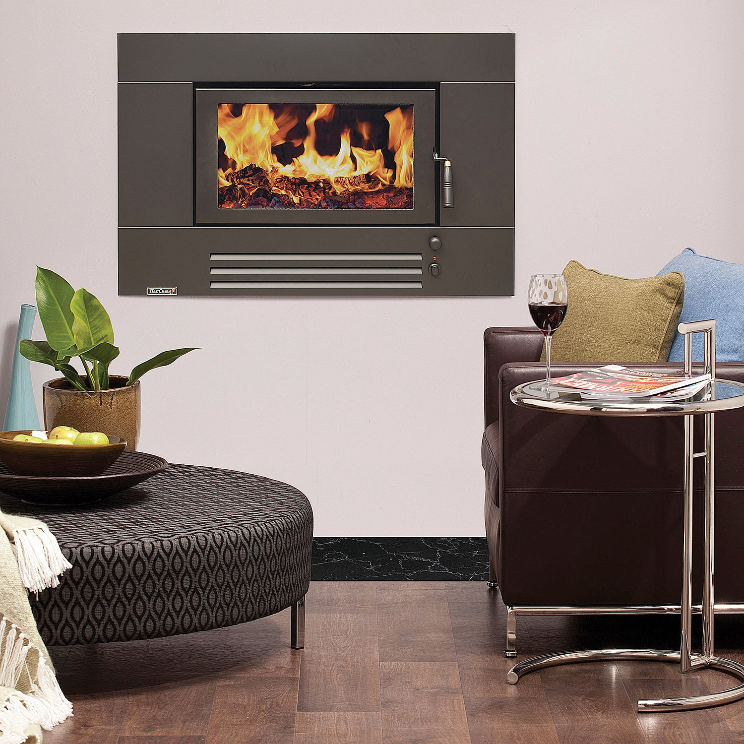 Heatcharm I600 Series 7 Inbuilt Wood Heater – Country Wide Heaters