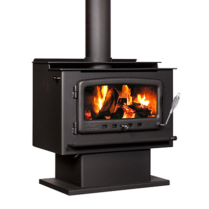 Nectre MK2 on Pedestal Freestanding Wood Heater