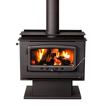 Nectre MK2 on Pedestal Freestanding Wood Heater