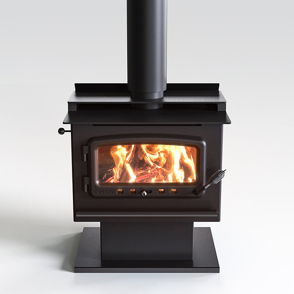 Nectre Mega on Pedestal Freestanding Wood Heater