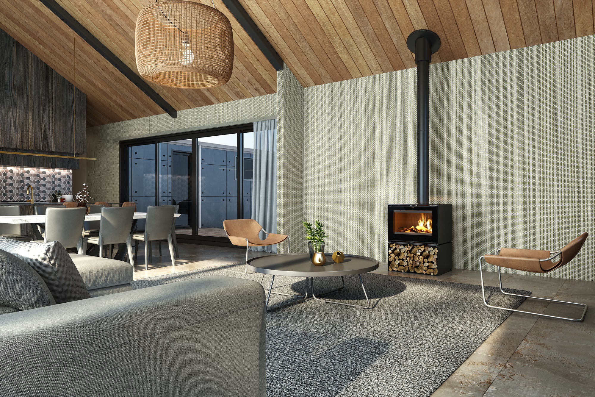 Visionline Phoenix Freestanding Wood Heater - Unit only