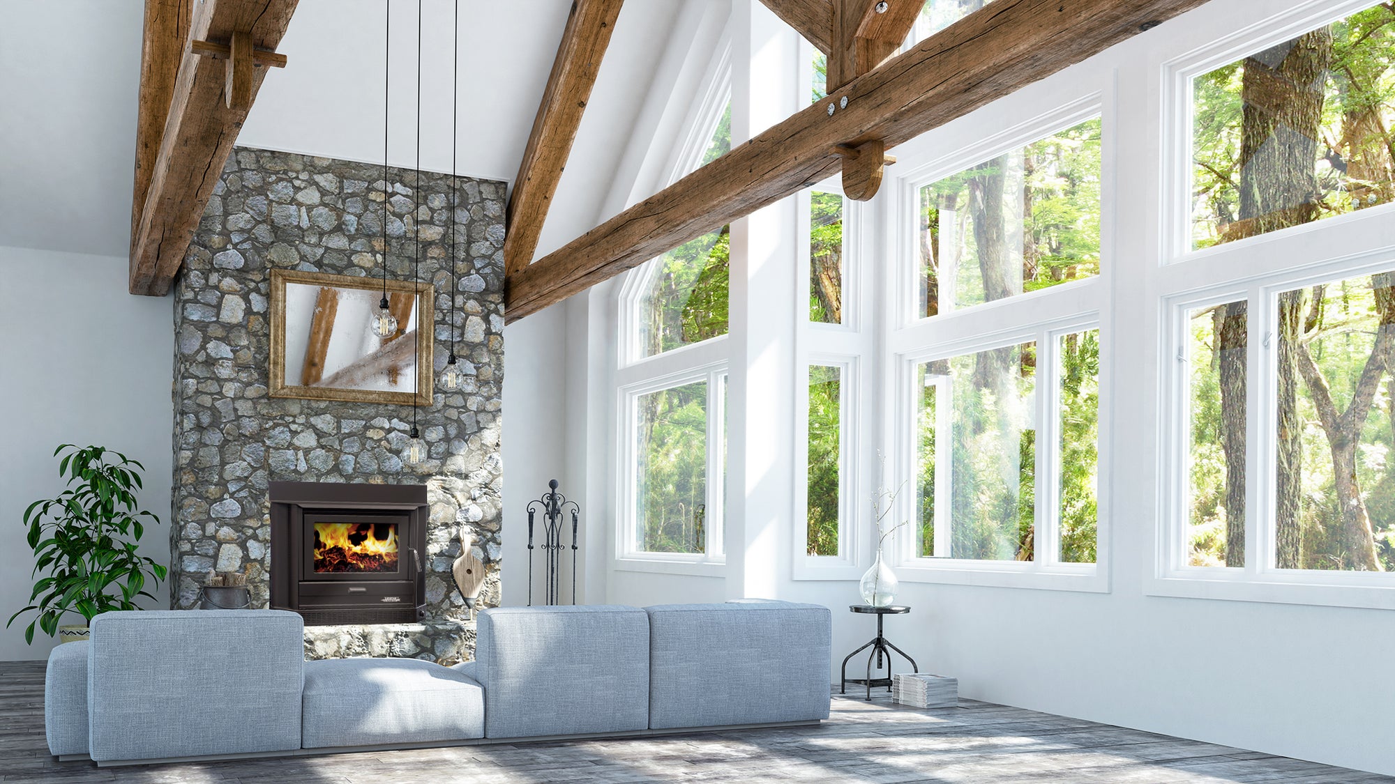 Arrow 2000 Inbuilt Wood Heater