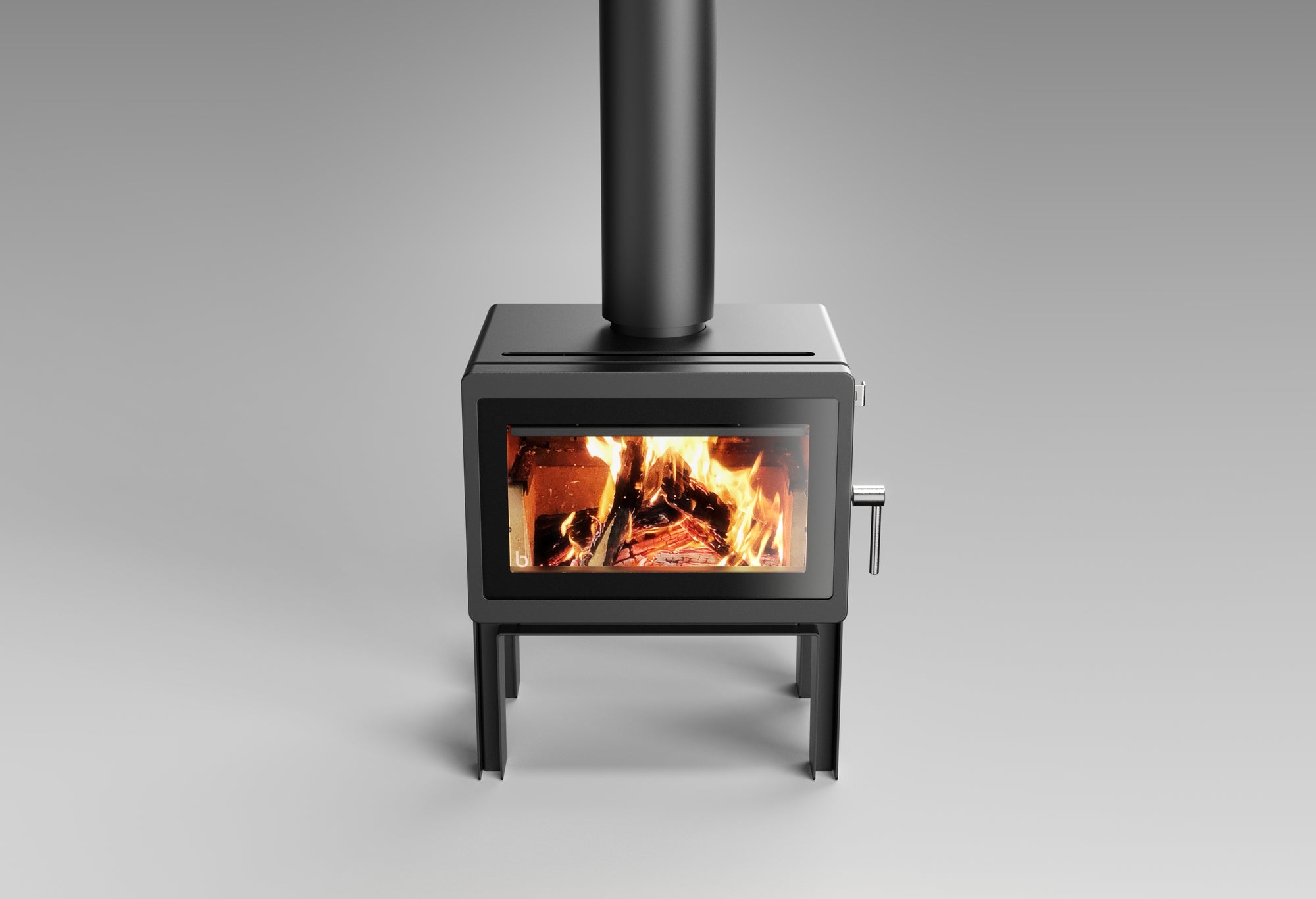 Blaze Z2 Freestanding Wood Heater on Legs