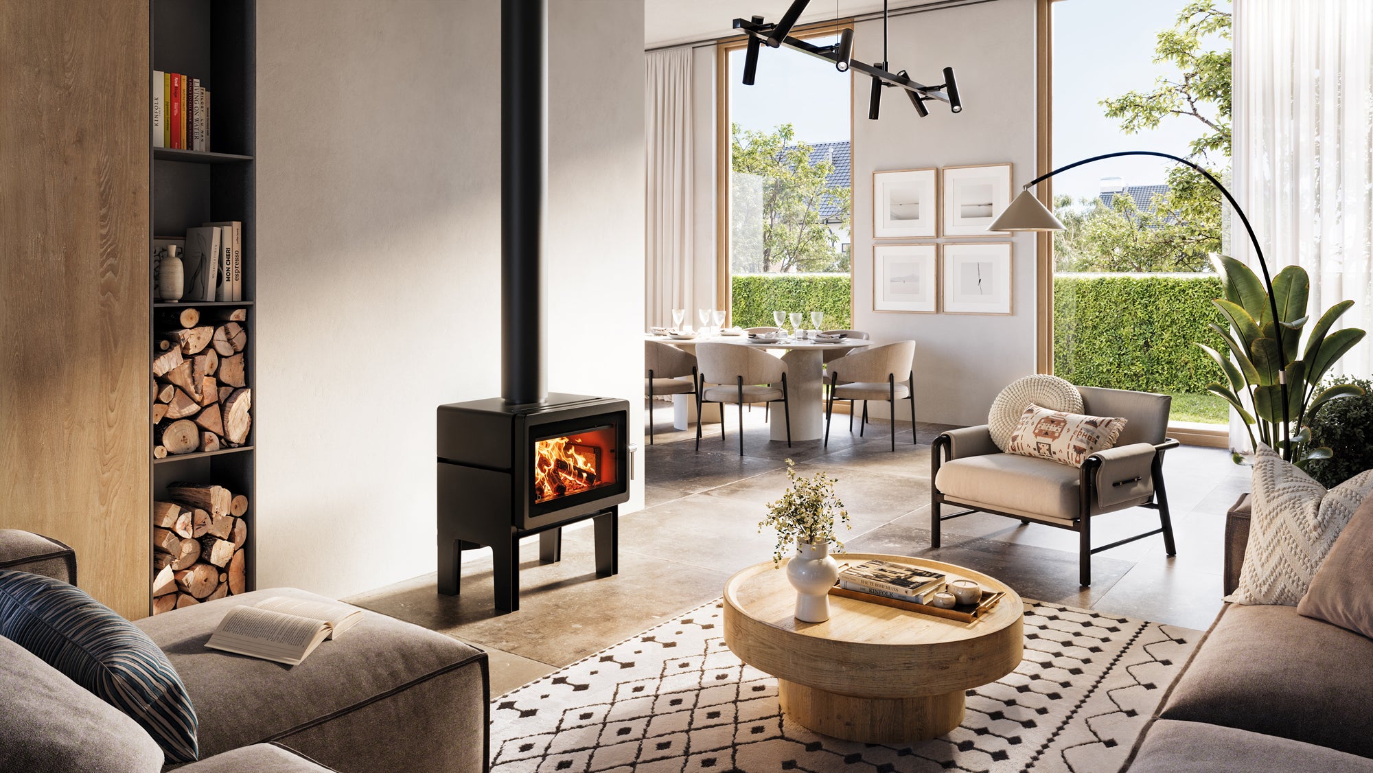 Blaze Z2 Freestanding Wood Heater on Legs