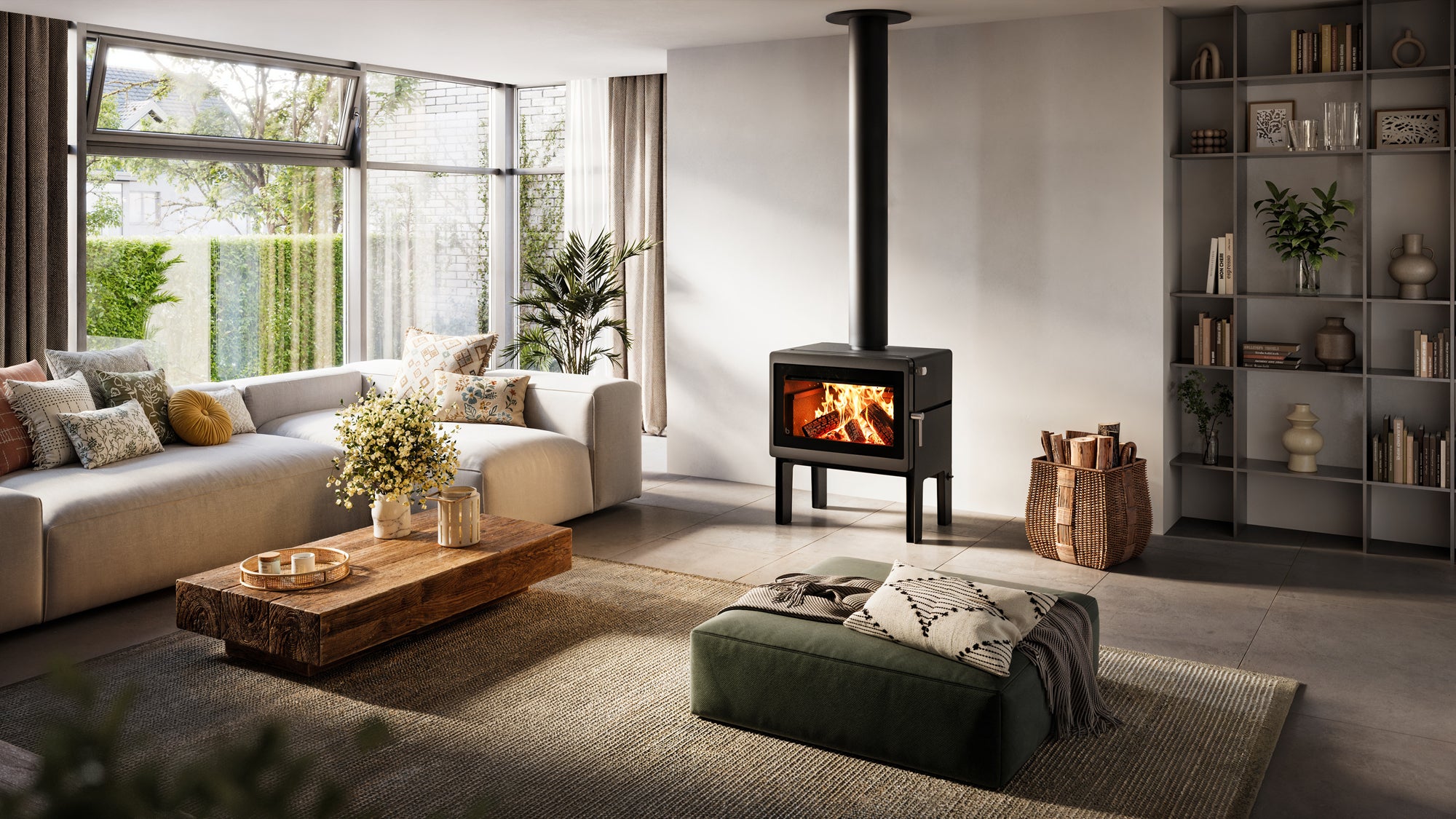 Blaze Z3 Freestanding Wood Heater on Legs