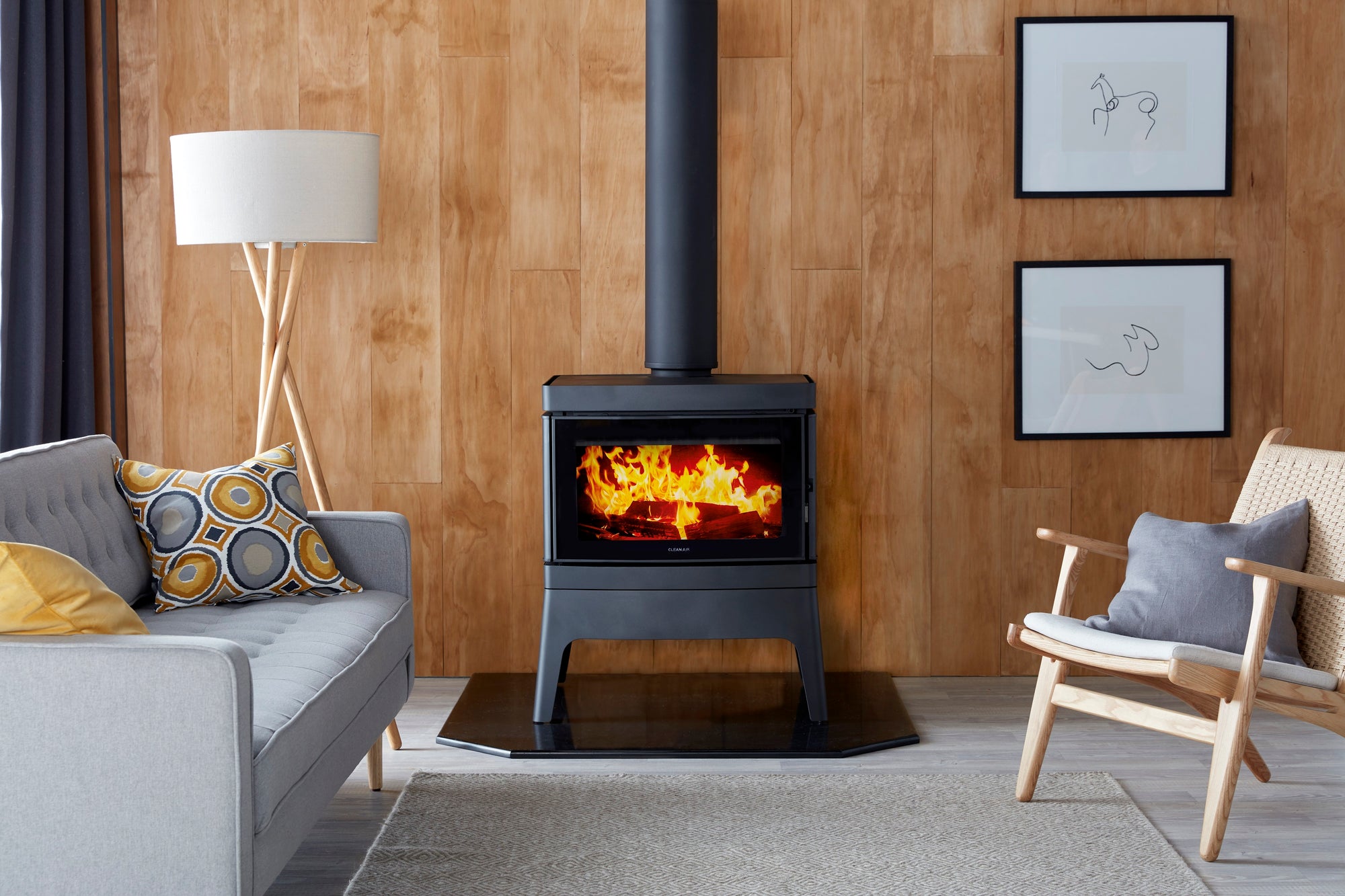 Clean Air Medium Freestanding Wood Heater