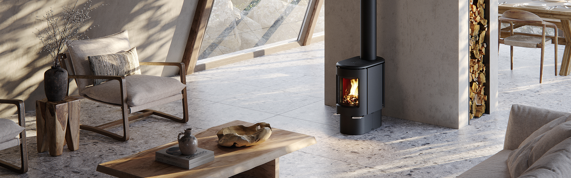 Nectre Form 1 Freestanding Wood Heater