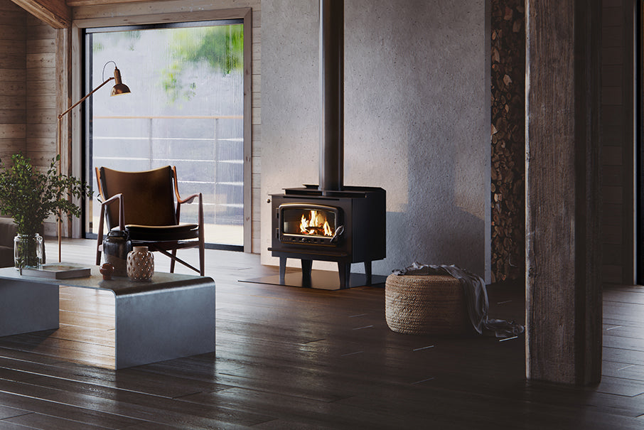 Nectre MK2 on Legs Freestanding Wood Heater