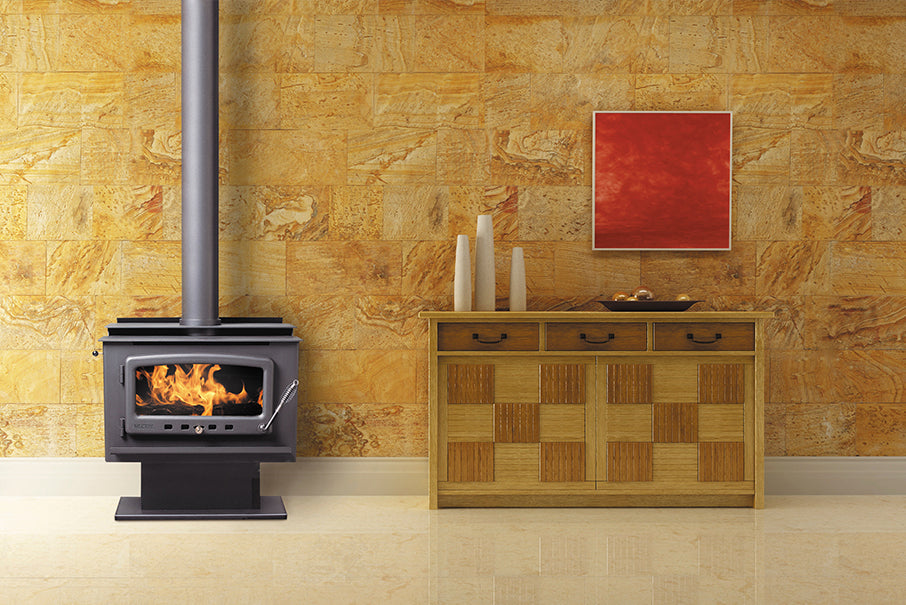 Nectre MK2 on Pedestal Freestanding Wood Heater