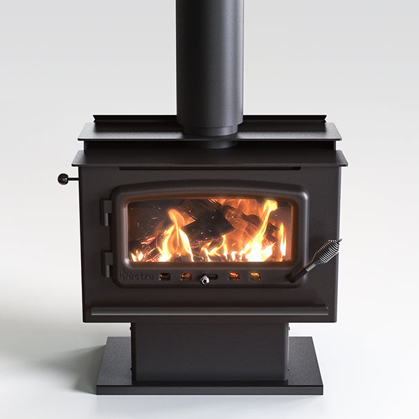 Nectre MK2 on Pedestal Freestanding Wood Heater