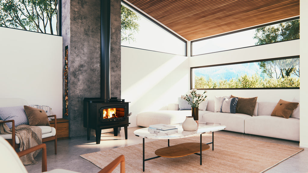 Nectre Mega on Legs Freestanding Wood Heater