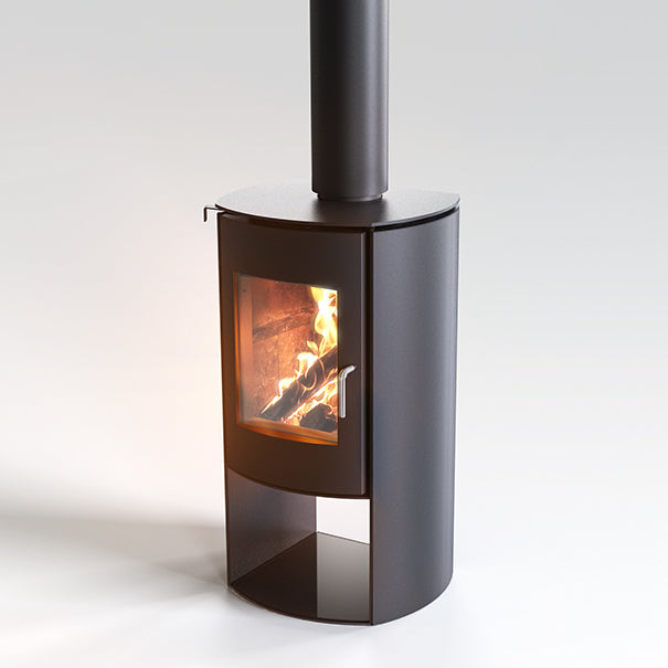 Nectre N60 Curved Freestanding Wood Heater