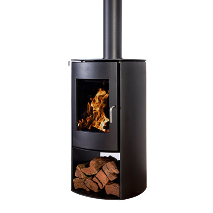 Nectre N60 Curved Freestanding Wood Heater
