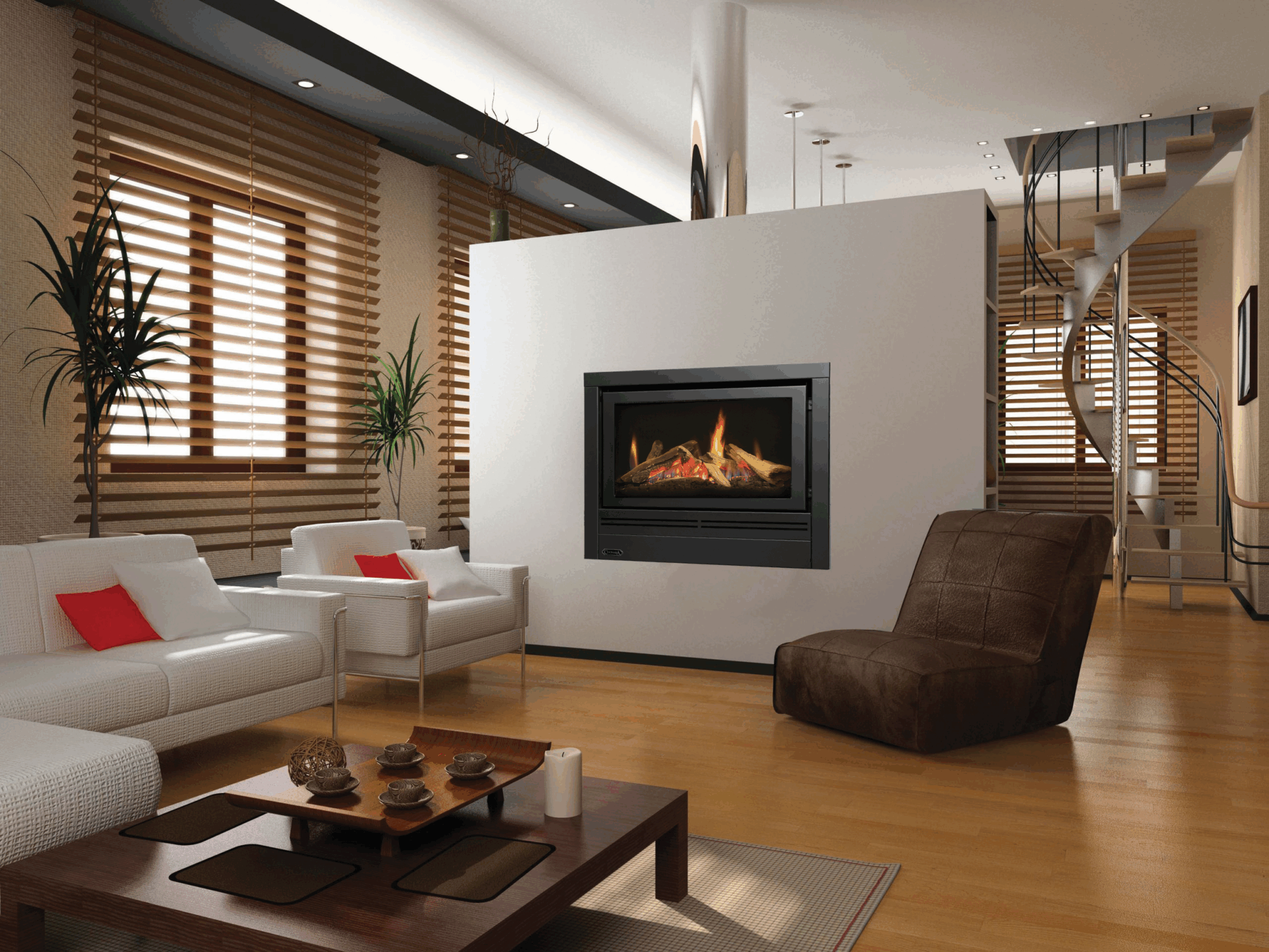 Coonara Royal Elite Inbuilt Gas Log Heater – Country Wide Heaters