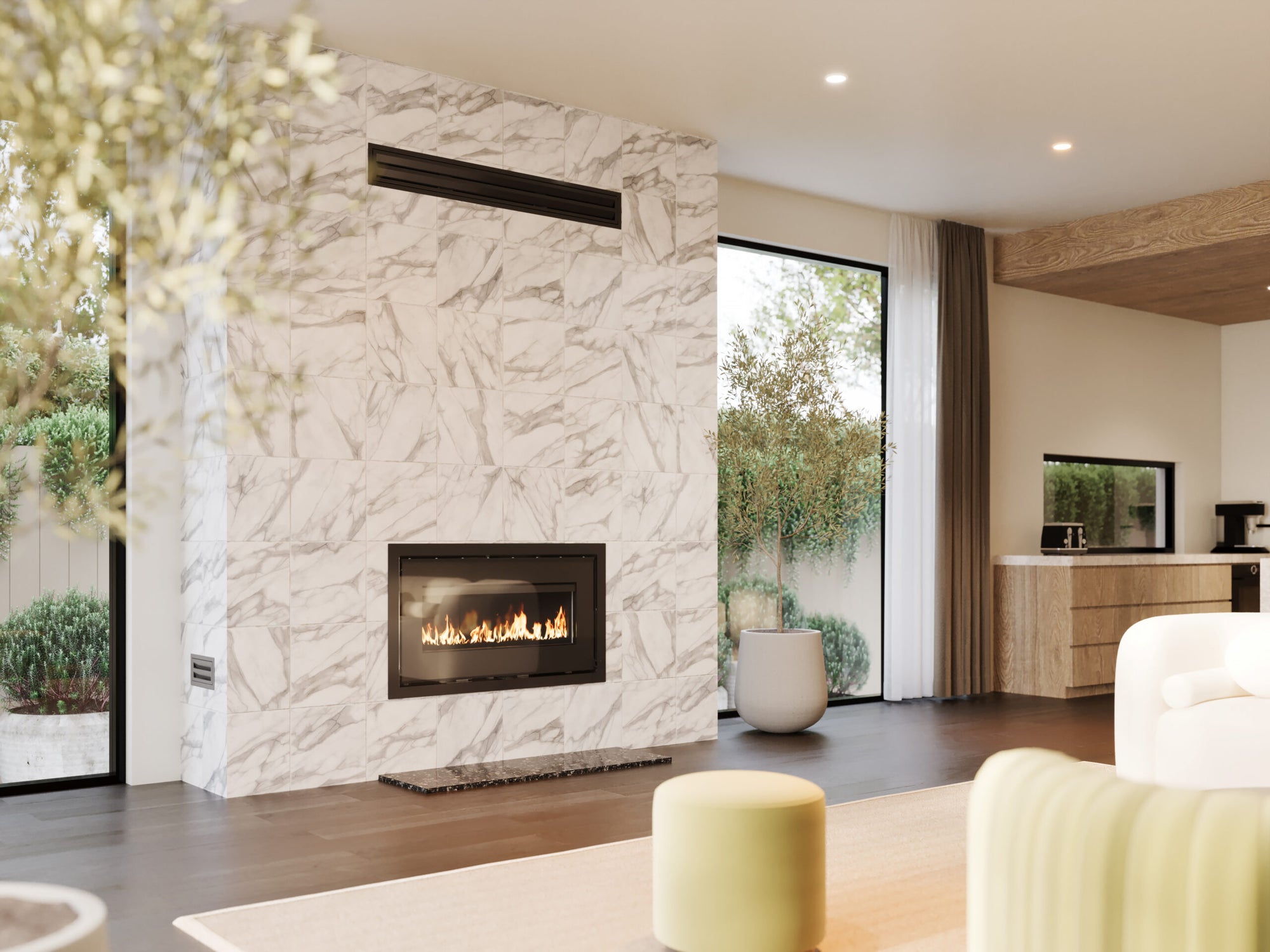 Visionline Taurus Inbuilt Wood Heater - Unit only