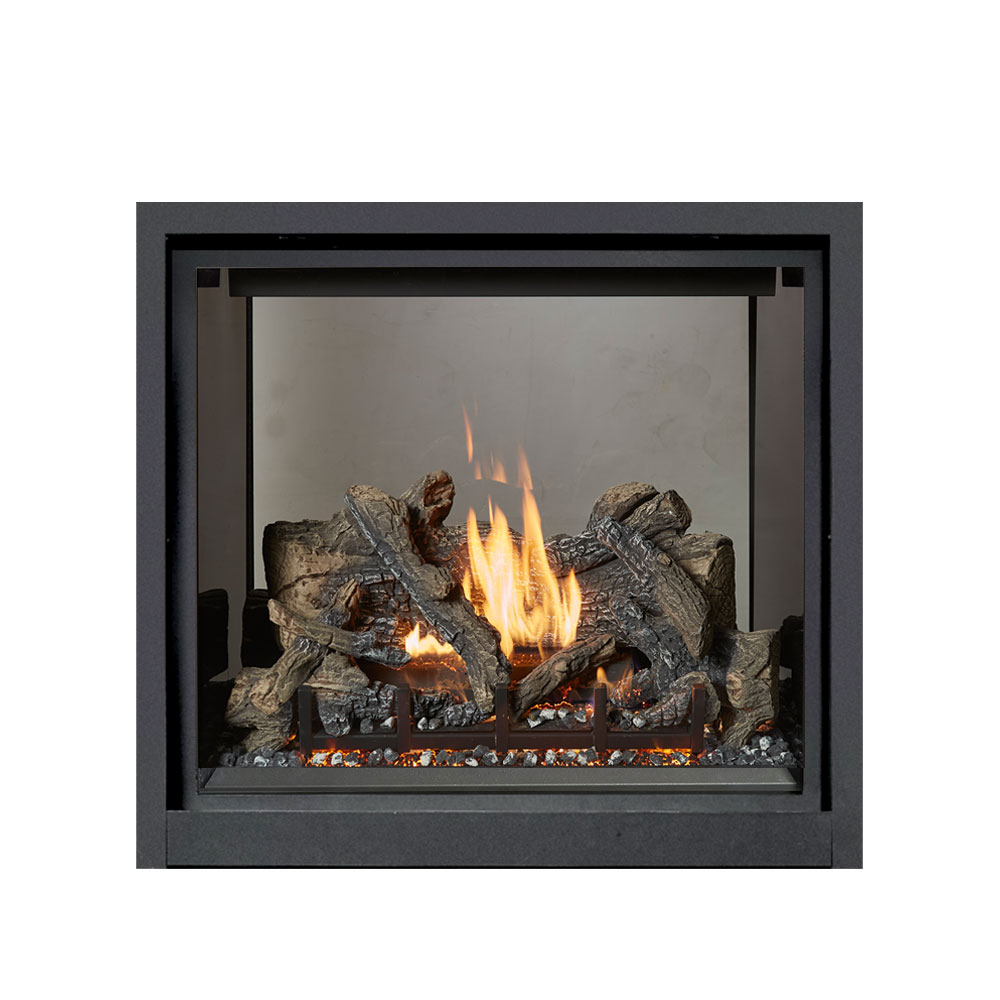 Lopi Probuilder 36 Clean Face Double Sided Gas Fireplace