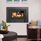 Heatcharm I600 Series 8 Inbuilt Wood Heater Charcoal